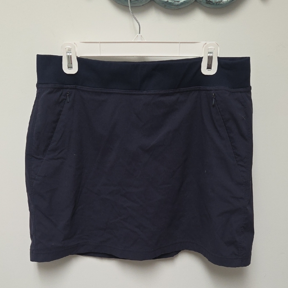 Eddie Bauer Dark Blue Skirt Built In Shorts